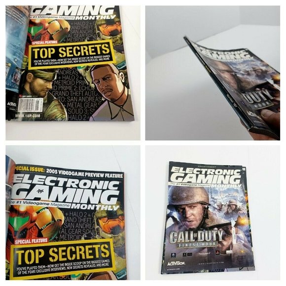Electronic Gaming Monthly Mag Top Secret January 05 Issue 187 *MOD WEAR - Picture 12 of 14